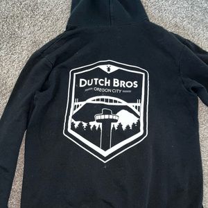 Dutch black zip up